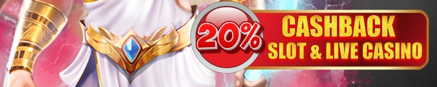 CASHBACK 20% SLOT & LIVE CASINO MUSANG4D